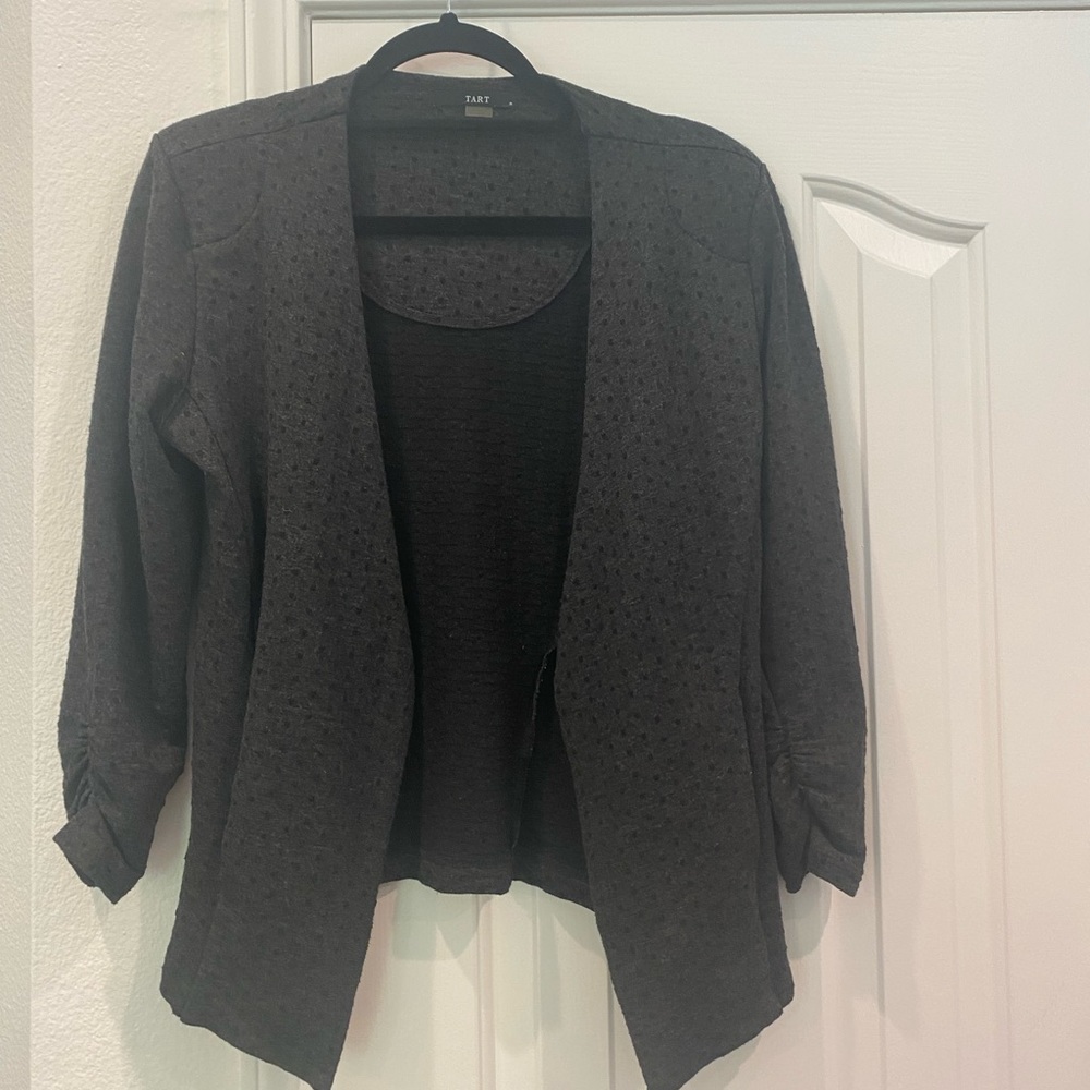 Tart blazer. Grey. Size medium.
